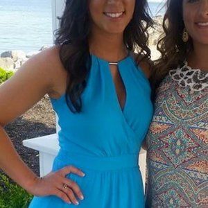 WHBM Blue Sheath Dress